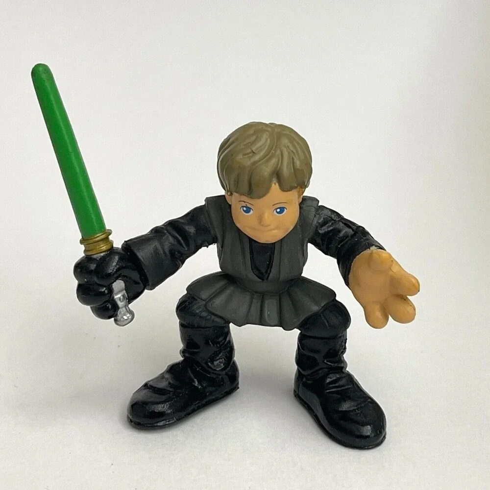 Hasbro LFL Star Wars Galactic Heroes Luke Skywalker 2004 Figure 1‎ 7/8